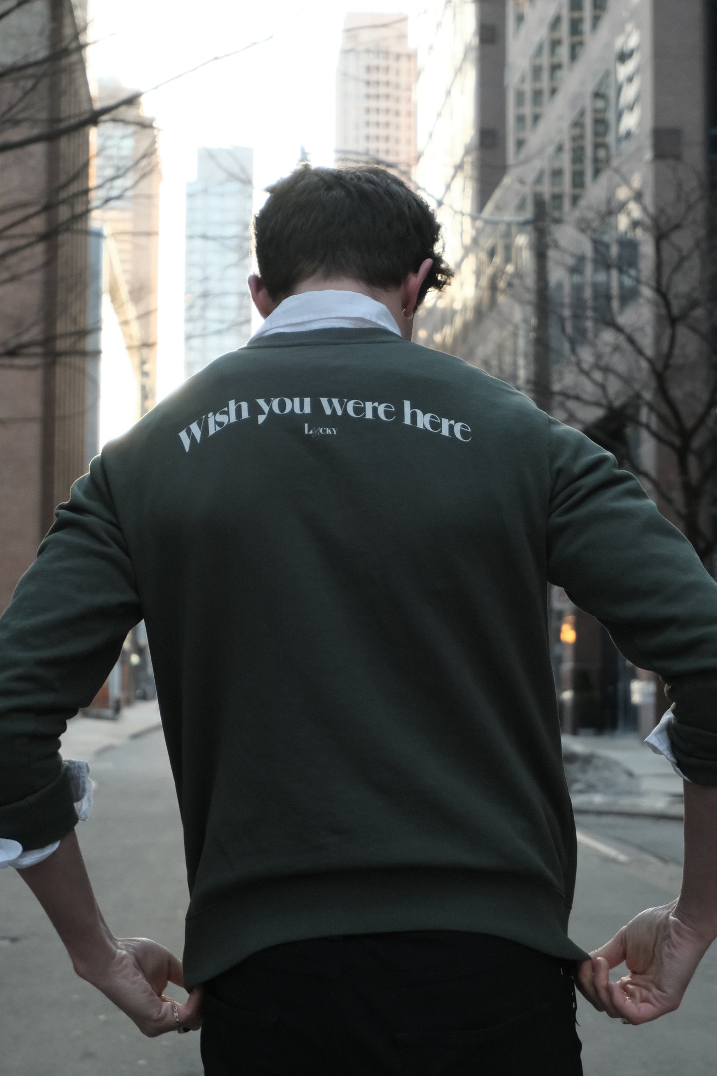 "Wish You Were Here" Classic Sweater
