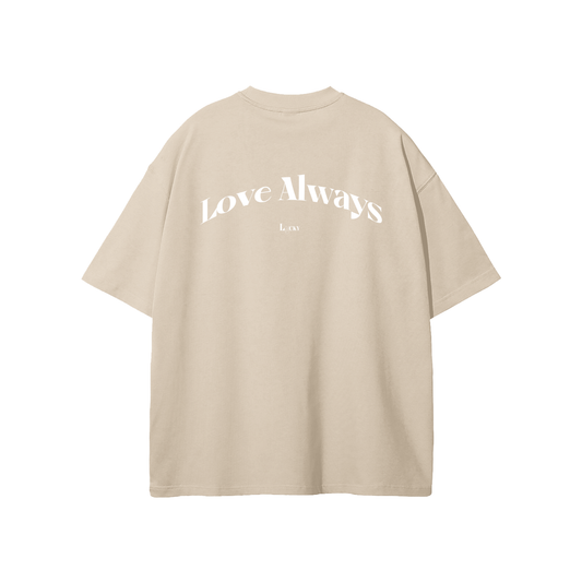 "Love Always" Unisex Loose Fit Heavyweight Tee